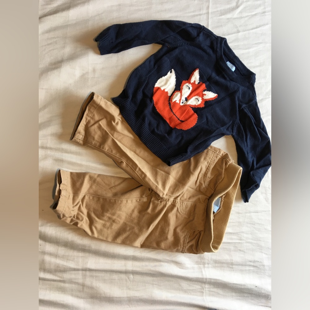 Pants and sweater set 9-12m